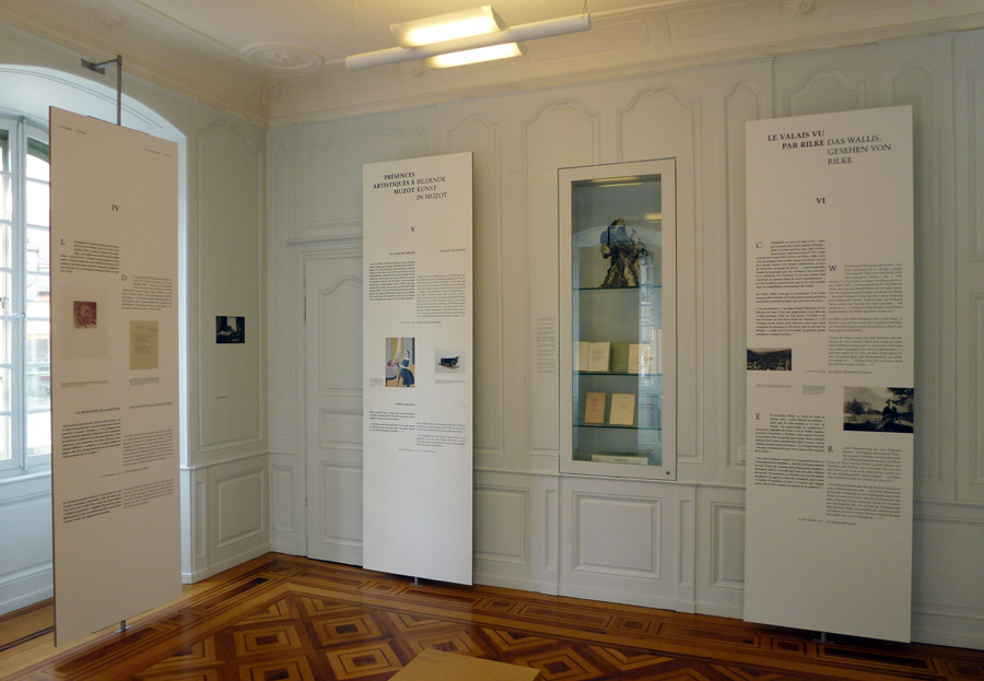 Fondation Rilke, Dauerausstellung